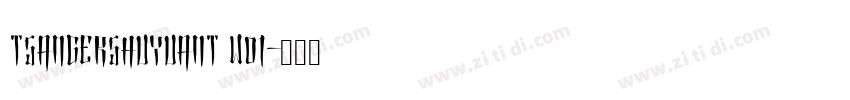 TsangerShuYuanT W01字体转换